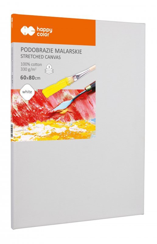 Podobrazie malarskie bawełniane 60X80cm płótno 330gsm Happy Color