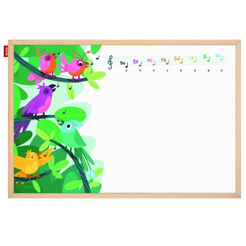 Tablica edukacyjna MEMOBE Music adventure!  60x40 cm