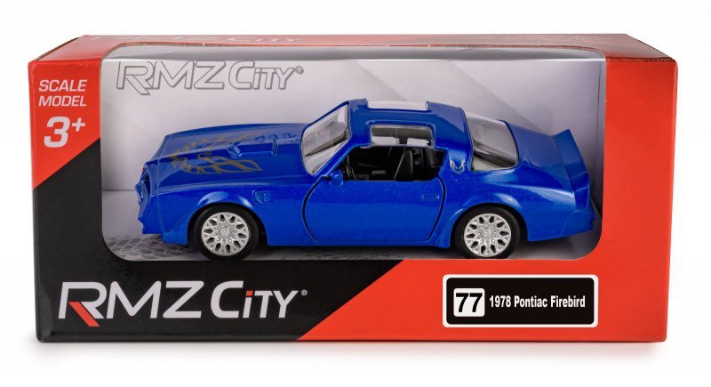 RMZ City Pontiac Firebird 1978 niebieski w skali 1:40