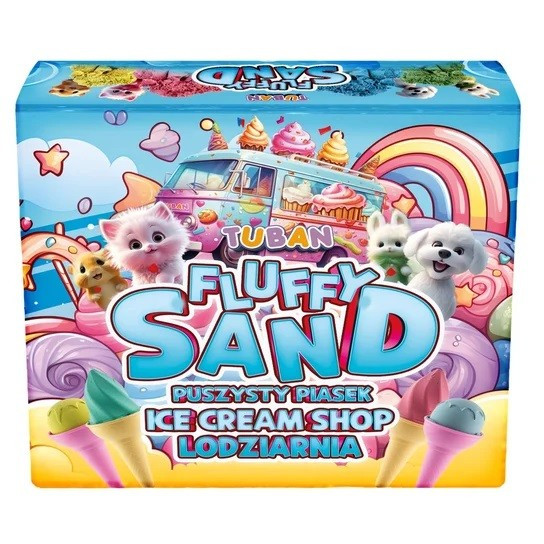 Zestaw Fluffy Sand Lodziarnia