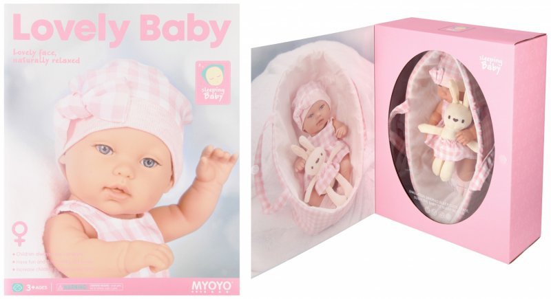Lalka bobas 33 cm z akcesoriami