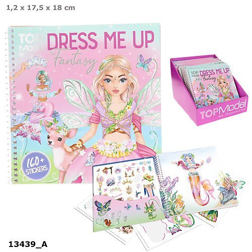 Zestaw Dress Me Up z naklejkami Top Model Fantasy 13439A