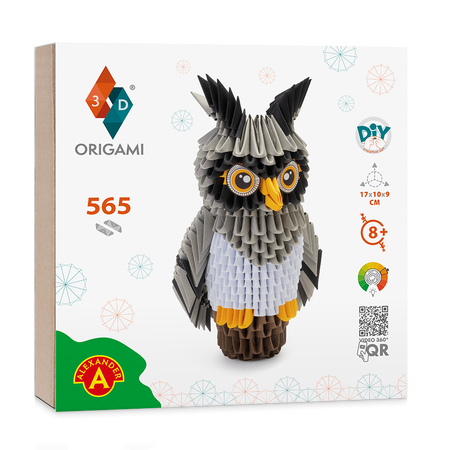 Origami 3D Sowa