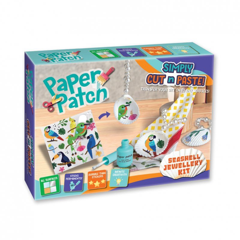Zestaw kreatywny Strigo do Decoupage Paper Patch muszelkowa biżuteria