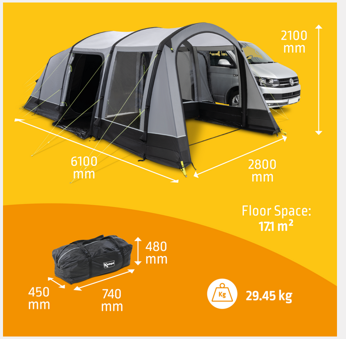 przedsionek kampa do californi 