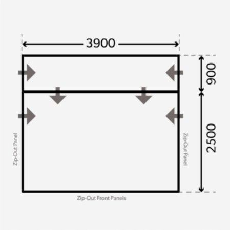 Przedsionek VW Grand California Dometic Air Pro 390 VW California