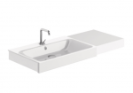 Kerasan 356001 CENTO blat ceramiczny 63 CM BIANCO