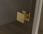 Besco Pixa Gold kabina prostokątna 100x80 Lewa PPL108195G
