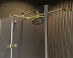 Besco Pixa Gold kabina prostokątna 120x80 Lewa PPL128195G