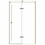 Besco Pixa Gold kabina prostokątna 100x80 Prawa PPP108195G
