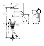 Hansgrohe Tecturis S Jednouchwytowe baterie umywalkowe Chrom 73310000