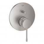 Grohe Essence Bateria wannowo-prysznicowa podtynkowa stal nierdzewna 24167DC1
