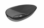 Besco Neya Carbon Grey umywalka nablatowa + maskownica czarny matt UMN60CGB