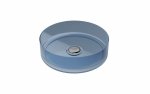 Besco Enya Ocean Breeze umywalka nablatowa + syfon chrom UME36OBC