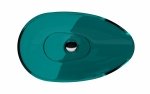 Besco Neya Ocean Breeze umywalka nablatowa + syfon chrom UMN60OBC