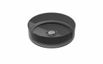 Besco Enya Carbon Grey umywalka nablatowa + maskownica biała UME36CGW