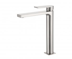 AQG Bateria umywalkowa wysoka Alpha Satynowy nikiel 01ALP120NI