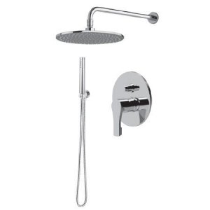 Giulini G  Ego Zestaw natryskowy podtynkowy czarny mat   57ZES30/CZAR