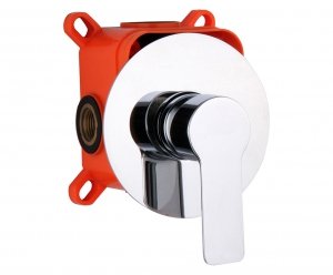 AQG Bateria prysznicowa podtynkowa 1-drożna Sky Chrom 01SKY350CR
