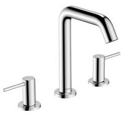 Hansgrohe Tecturis S 3-otworowa bateria umywalkowa 150 z kompletem odpływowym Push-Open Brąz Szczotkowany 73330140