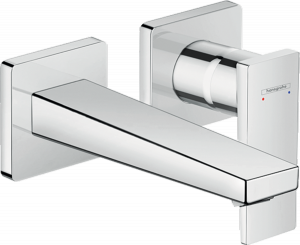 32525000 Hansgrohe Metropol Jednouchwytowa bateria umywalkowa z wylewką 16,5 cm, ścienna, podtynkowa