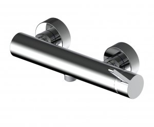 AQG Bateria prysznicowa Urban Flow Chrom z zestawem natryskowym 01URF324CR