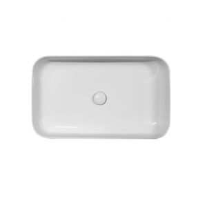 Kerasan 460201TK ON umywalka nablatowa 70X43 bianco TECH
