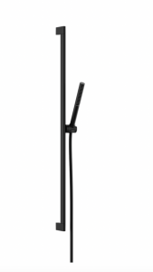 Hansgrohe Pulsify S Zestaw prysznicowy 100 1jet EcoSmart+ z drążkiem 90 cm czarny mat 24383670