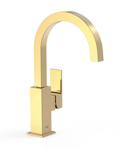 Tres Cuadro Exclusive Wysoka bateria jednouchwytowa umywalkowa z boczną dźwignią 00660602OR