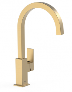 Tres Cuadro Exclusive Bateria jednouchwytowa XXL umywalkowa z boczną dźwignią 00660702OM