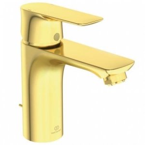 Ideal Standard Connect Air Bateria umywalkowa z korkiem złoto szczotkowane połysk A7022A2