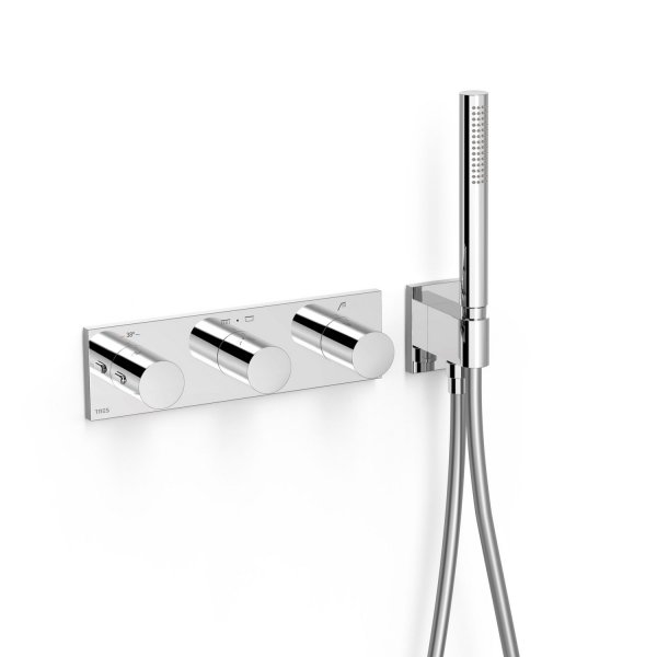 Tres B-SYSTEM Bateria termostatyczna podtynkowa 3-drożna B-system-30735301