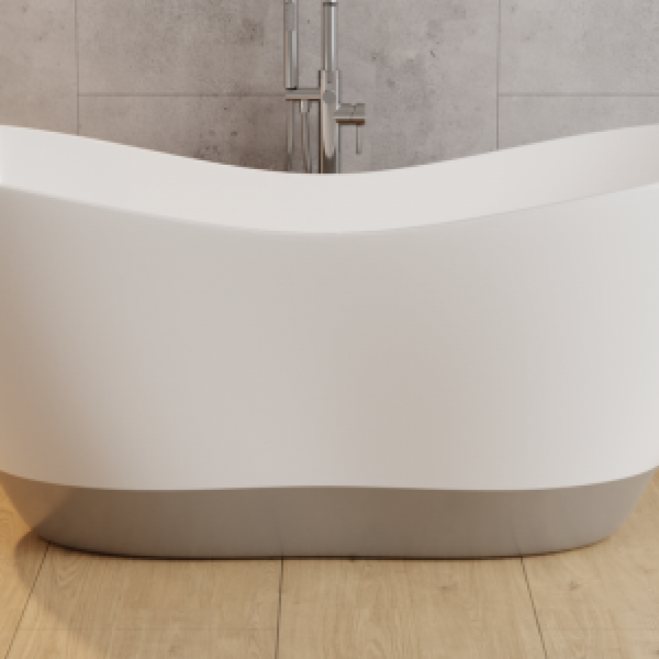 Besco Linea / pas ozdobny gun metal PWW-BL-GM  tylko do wanien Besco