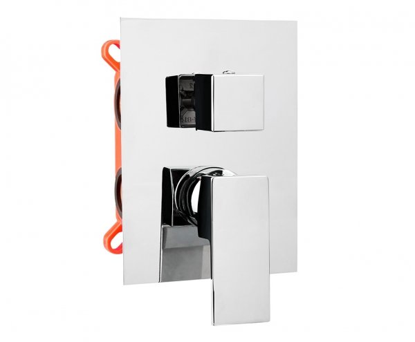 AQG Bateria prysznicowa podtynkowa 2-drożna Bold Chrom 01BOL351CR