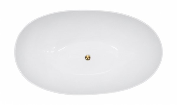Besco Siya Matt wanna wolnostojąca biały mat 172 + klik-klak chrom WMMB172S