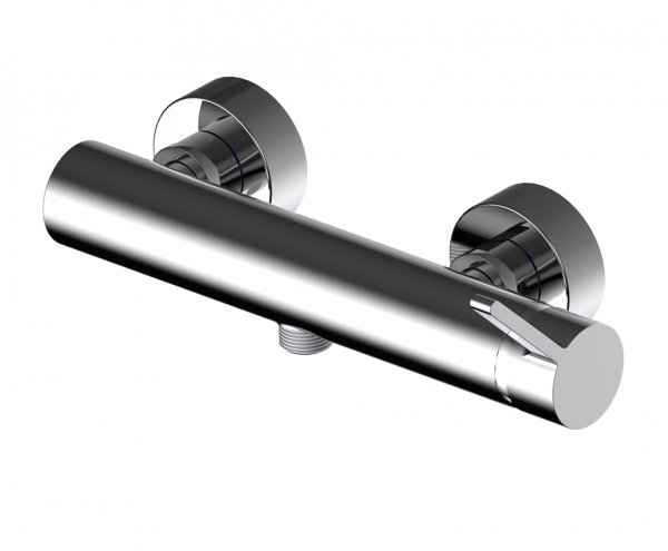 AQG Bateria prysznicowa Urban Flow Chrom z zestawem natryskowym 01URF324CR