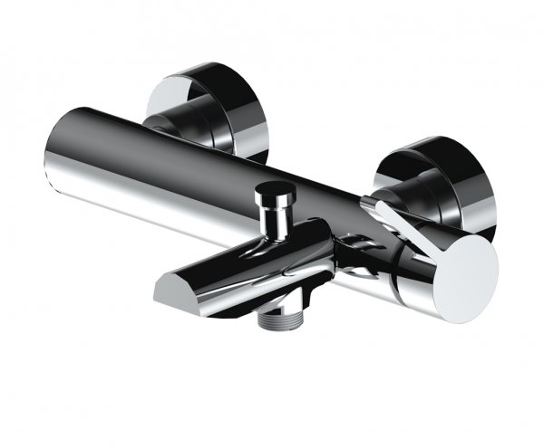 AQG Bateria wannowa Urban Flow Chrom z zestawem natryskowym z reduktorem przepływu 01URF425CR