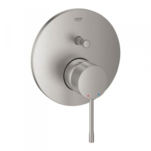 Grohe Essence Bateria wannowo-prysznicowa podtynkowa stal nierdzewna 24167DC1