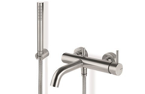 Vema Tiber Steel bateria wannowa kompletna inox V17081
