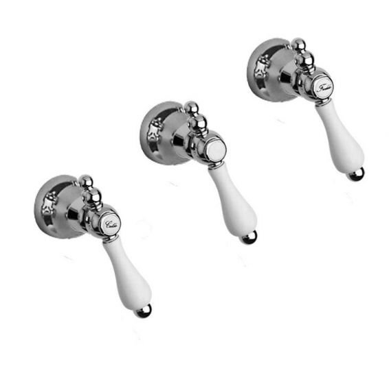  Giulini Giovanni Praga Bateria natryskowo-wannowa z przełącznikiem bronzo 7516W3/BR