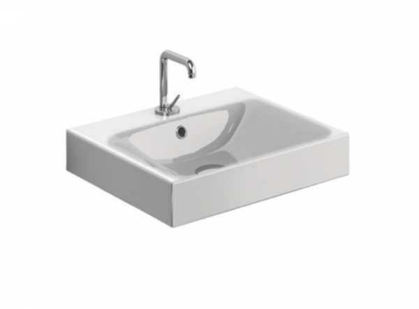 Kerasan Cento umywalka 50x45 cm prostokątna biała 353001