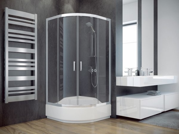 Besco Modern Chrom kabina półokrągła 90 MP90165C
