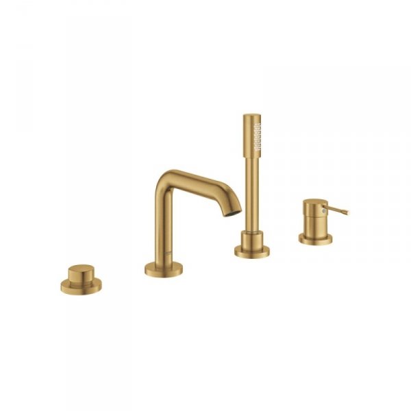 Grohe Essence Bateria nawannowa 4 otworowa brushed cool sunrise 25251GN1