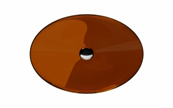 Besco Anya Earth Rust umywalka nablatowa + maskownica biała UMA50ERW