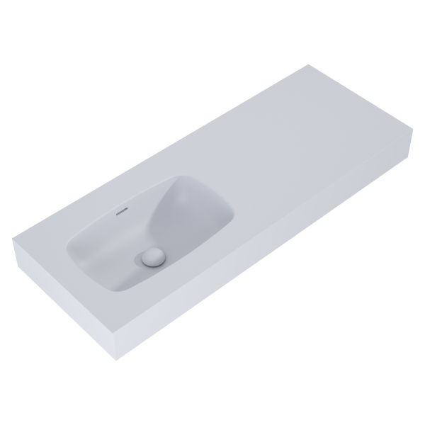 Elita UMYWALKA DIMPLE 120 LEWA (60+60) ścienna MARMUR STONE MATT 168869 / RE041201027040