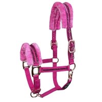 Kantar z futerkiem Ophelia różowy 