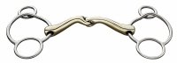 Wędzidło pojedynczo łamane wielokrążek KK Universal 