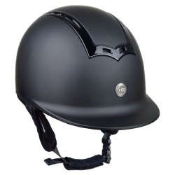 Kask jeździecki Genius Shiny Black