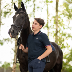 Koszulka polo męska Sport Focus granatowa