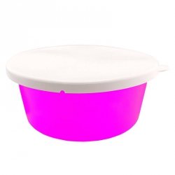 Miska z pokrywką 5 L różowa